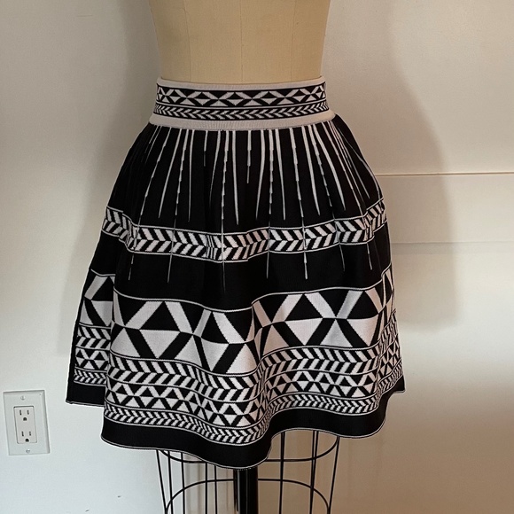 Maje Justin jupe jacquard skirt - Picture 4 of 6